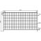 Mobile fence | 'Standard' | height: 2,00 m | Element with hooks and eyeswidth: 3,50 m